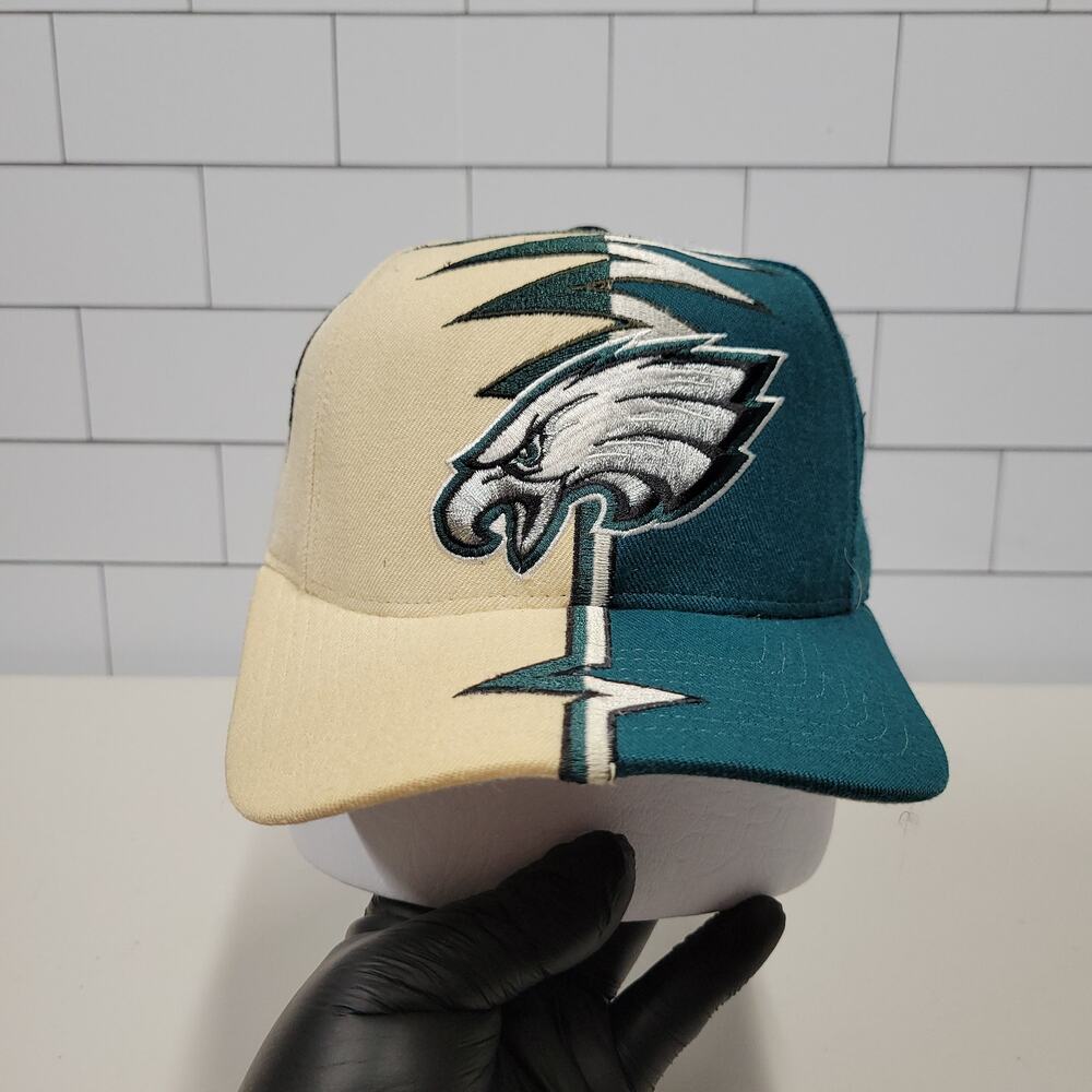 Vintage Philadelphia Eagles Starter Shockwave Pro Line Hat NFL 90s Adjustable
